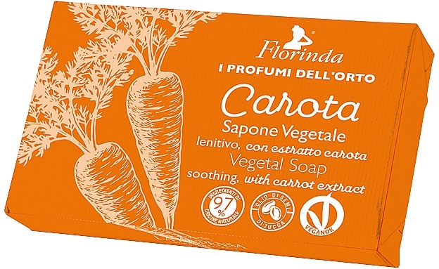 Naturalne mydło marchewkowe - Florinda Carota — Zdjęcie N1