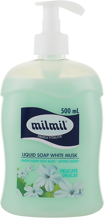 Mydło w płynie z dozownikiem Białe piżmo - Mil Mil