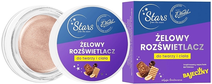 Żelowy rozświetlacz do twarzy i ciała - Stars from The Stars x Wedel Gel Highlighter — Zdjęcie N1