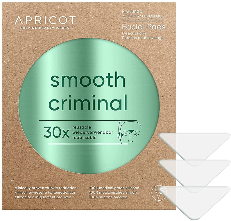 Ujędrniające plastry do twarzy - Apricot Smooth Criminal Facial Pads  — Zdjęcie N1
