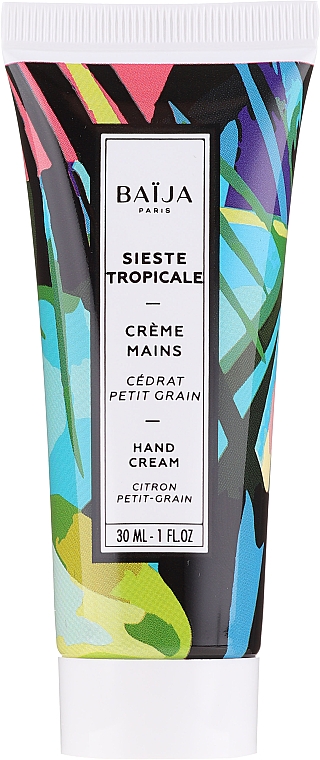 Naturalny krem do rąk - Baïja Sieste Tropicale Hand Cream — Zdjęcie N1