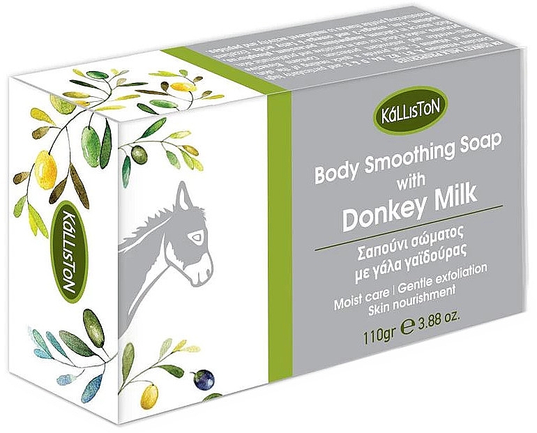 Mydło do ciała z oślim mlekiem - Kalliston Donkey Milk Body Smoothing Soap — Zdjęcie N1