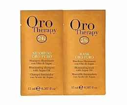 Kup Zestaw - Fanola Oro Therapy (shm 15 ml + h/mask 15 ml)