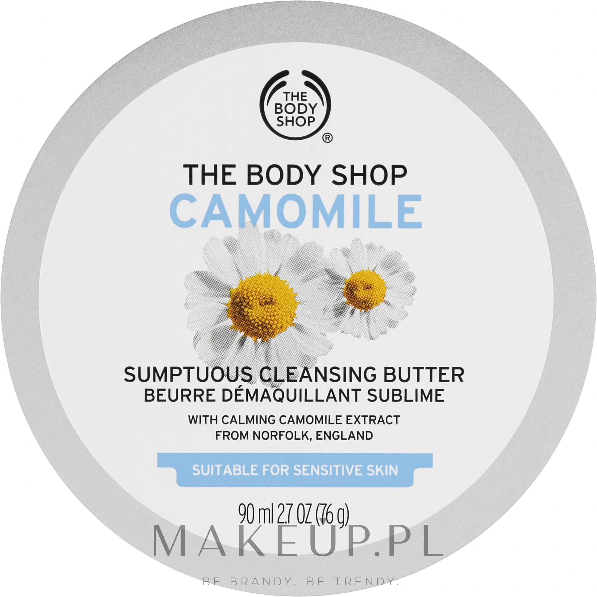 Oczyszczające masło do demakijażu Rumianek - The Body Shop Camomile Sumptuous Cleansing Butter — Zdjęcie 90 ml
