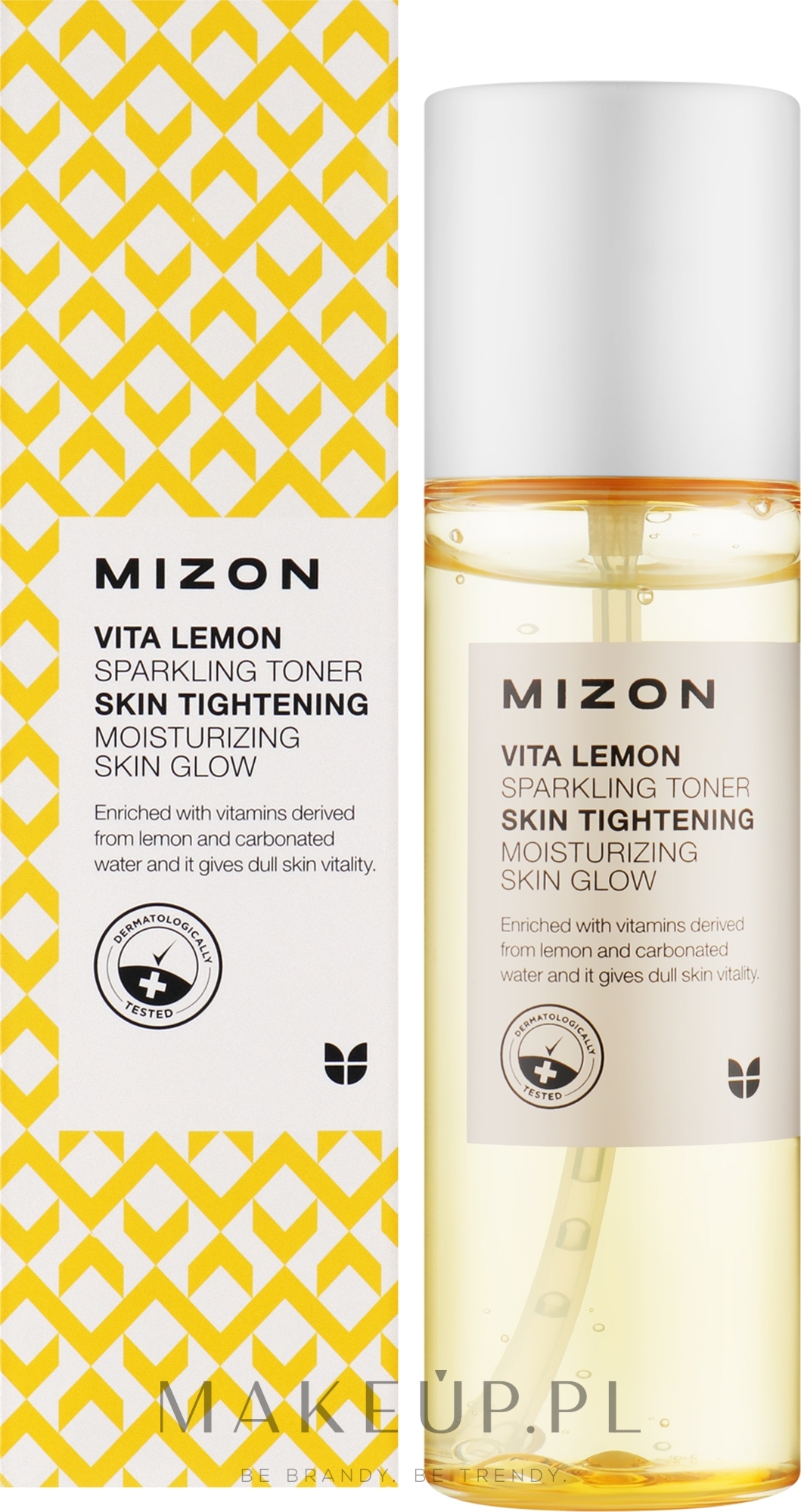 Witaminowy tonik do twarzy - Mizon Vita Lemon Sparkling Toner — Zdjęcie 150 ml