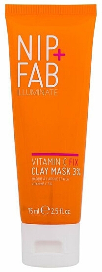 Maska glinkowa z witaminą C - NIP+FAB Illuminate Vitamin C Fix Clay Mask 3% — Zdjęcie N1