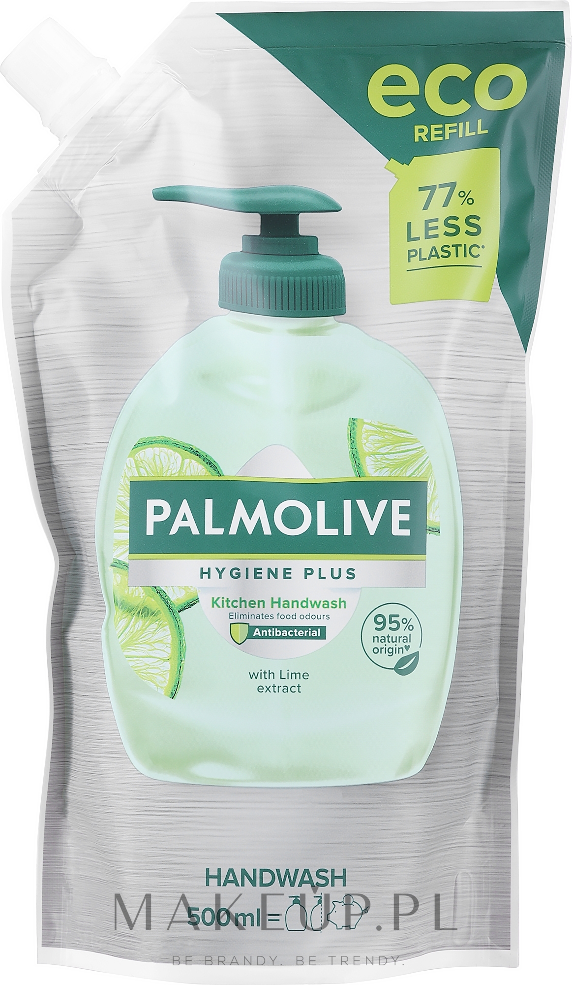Mydło w płynie neutralizuje kuchenne zapachy - Palmolive Hygiene-Plus Kitchen (zapas) — Zdjęcie 500 ml