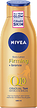 Ujędrniająco-brązujący balsam do ciała - NIVEA Q10 Plus Firming Bronze Body Lotion — Zdjęcie N1