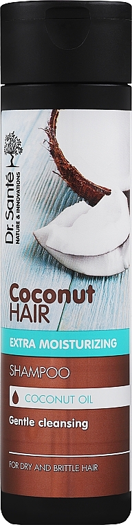 Ekstranawilżajacy szampon do włosów - Dr Sante Coconut Hair — Zdjęcie N1