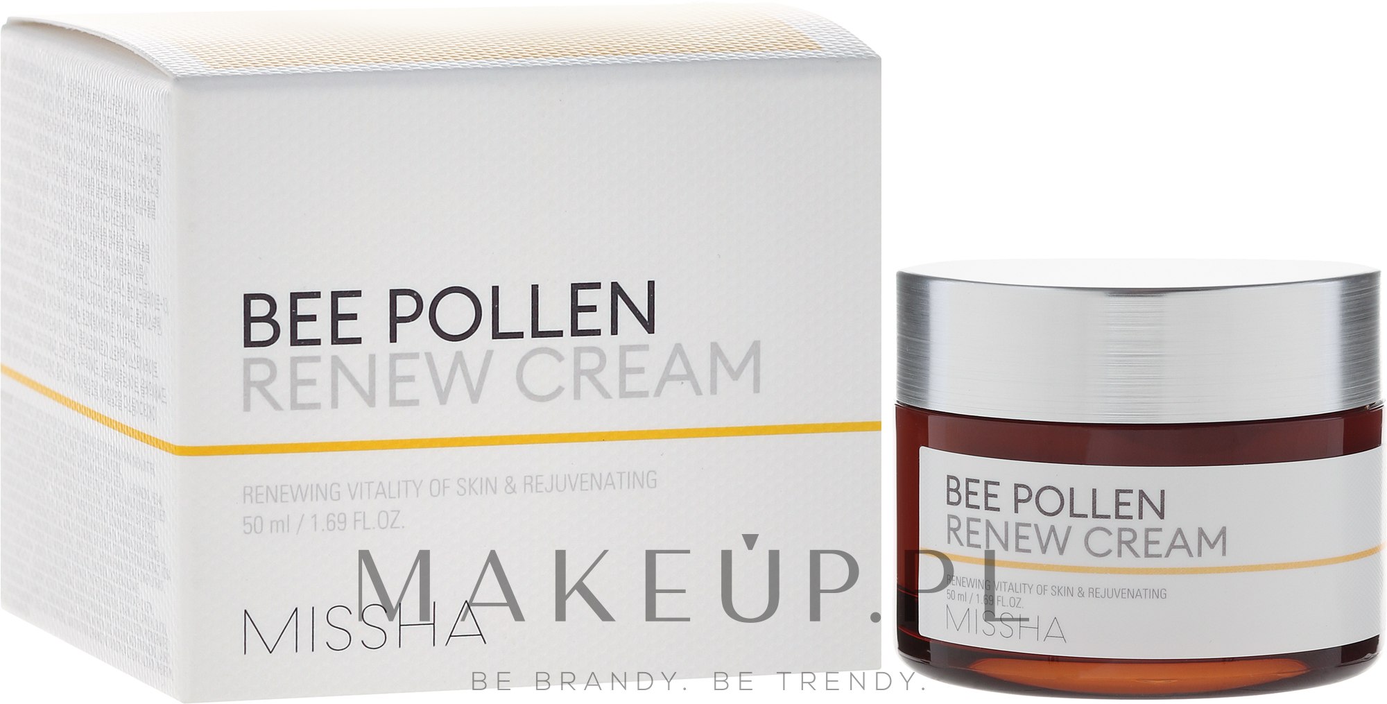 Wzmacniający krem do twarzy z pyłkiem pszczelim - Missha Bee Pollen Renew Cream — Zdjęcie 50 ml