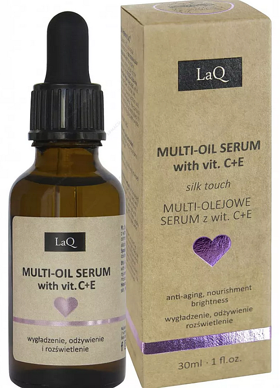 Serum do twarzy Zaawansowana rekonstrukcja - LaQ Multi Oil Serum Vitamin C+E — Zdjęcie N1