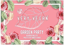 Paleta róży do makijażu - W7 Very Vegan Garden Party Blush Palette — Zdjęcie N2