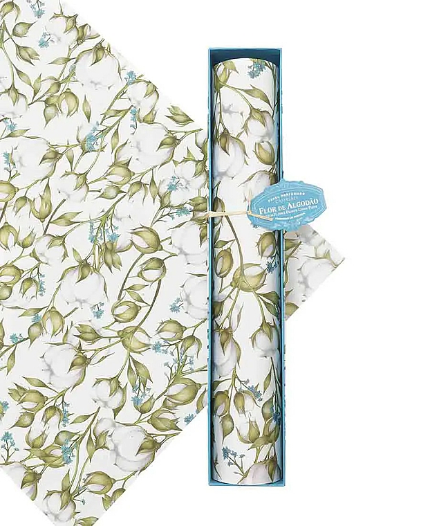 Zapachowy papier do szaf i szuflad - Castelbel Cotton Flower Drawer Liner — Zdjęcie N1