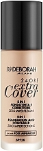 Podkład i korektor 2 w 1 do twarzy - Deborah 24Ore Extra Cover SPF 20 — Zdjęcie N1