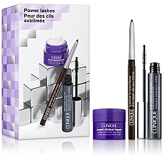 Zestaw - Clinique Power Lashes (mascara/6ml + eye/liner/0.14g + eye/cr/5ml) — Zdjęcie N1