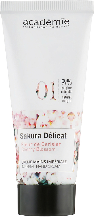 Japoński krem do rąk - Academie Sakura Delicat Imperial Hand Cream