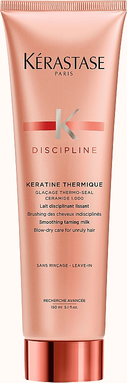Keratynowe mleczko termoochronne do włosów niezdyscyplinowanych - Kérastase Discipline Keratine Thermique — Zdjęcie N1
