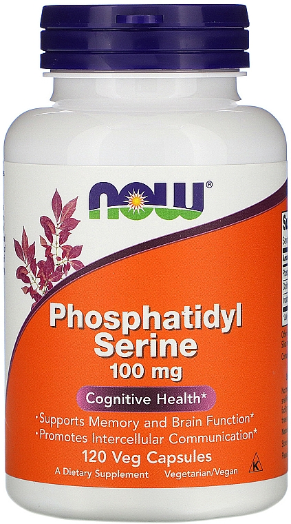 Fosfatydyloseryna w kapsułkach - Now Foods Phosphatidyl Serine — Zdjęcie N1