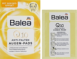 Kup Płatki przeciwzmarszczkowe dla skóry wokół oczu z Q10 - Balea Augen Pads Q10 Anti-Falten