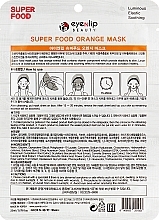 PREZENT! Maska w płachcie - Eyenlip Super Food Orange Mask — Zdjęcie N2