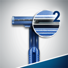 Jednorazowe maszynki do golenia, 9 + 1 szt. - Gillette Blue II Chromium — Zdjęcie N4