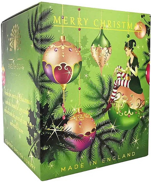 Świeca zapachowa Elf i grzane wino - The English Soap Company Christmas Elf Mulled Wine Candle — Zdjęcie N1