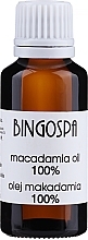 PREZENT! Olej makadamia 100% - BingoSpa 100% Macadamia Oil — Zdjęcie N1