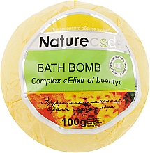 Kula do kąpieli, żółta - Nature Code Elixir Of Beauty Bath Bomb — Zdjęcie N1