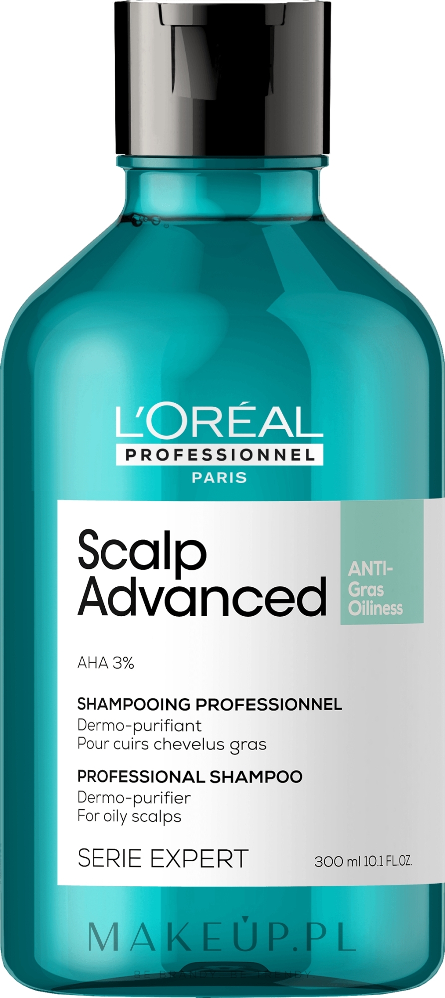 Szampon do włosów przetłuszczających się - L'Oreal Professionnel Scalp Advanced Anti-Oiliness Shampoo — Zdjęcie 300 ml