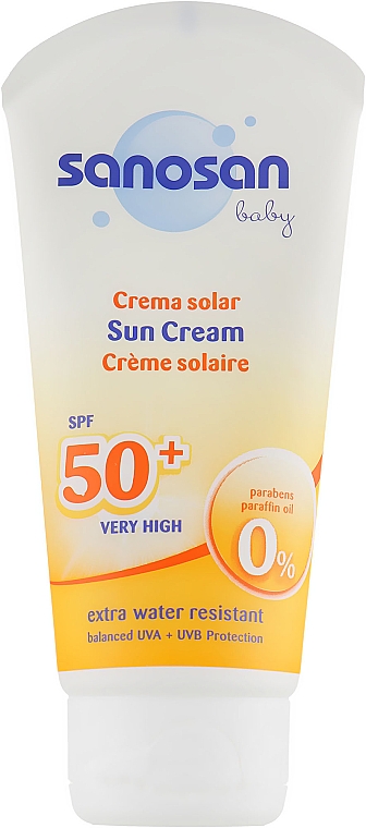 Krem przeciwsłoneczny dla dzieci - Sanosan Baby SPF 50 — Zdjęcie N2