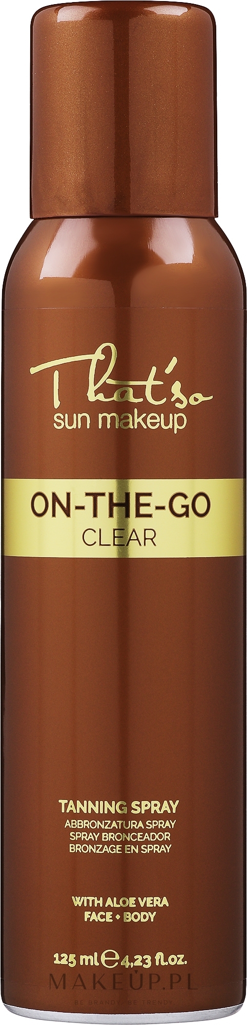 Samoopalacz w sprayu do ciała - That’So On The Go Clear Tanning Spray — Zdjęcie 125 ml