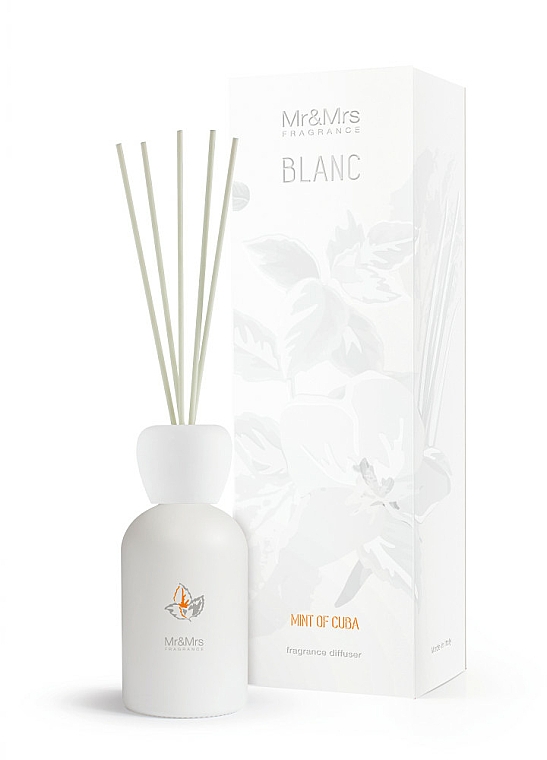 Dyfuzor zapachowy Kubańska mięta - Mr&Mrs Fragrance Blanc Mint of Cuba — Zdjęcie N1