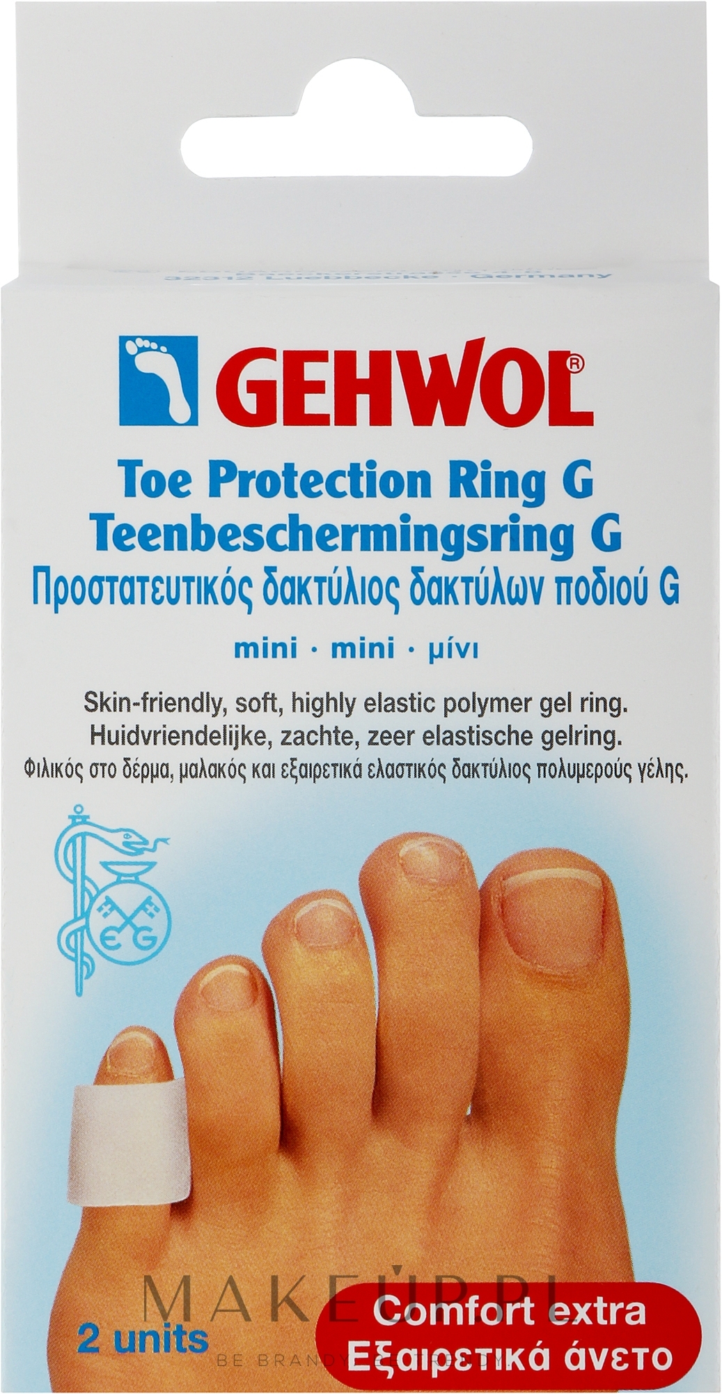 Obrączka ochronna do palców stopy (mini) - Gehwol Toe Protection Ring G — Zdjęcie 2 szt.