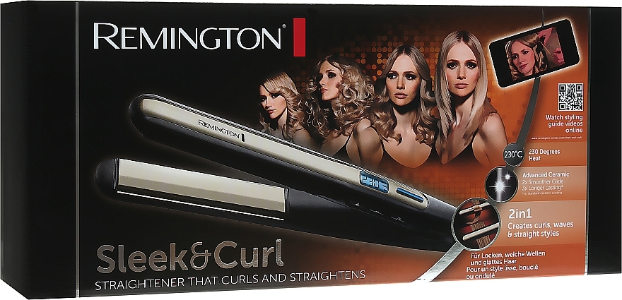 Prostownica do włosów - Remington S6500 E51 Sleek & Curl Straightener — Zdjęcie N3