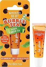 Błyszczyk do ust Peach+Green Tea - Perfecta Bubble Tea Peach + Green Tea Lip Gloss — Zdjęcie N1