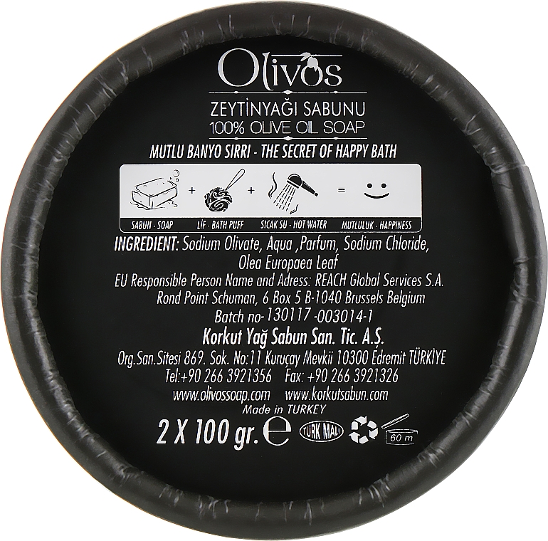 100% naturalne mydła oliwkowe w ozdobnej puszce Drzewo życia - Olivos Perfumes Ottaman Bath Tree Of Life (soap 2 x 100g)	 — Zdjęcie N3