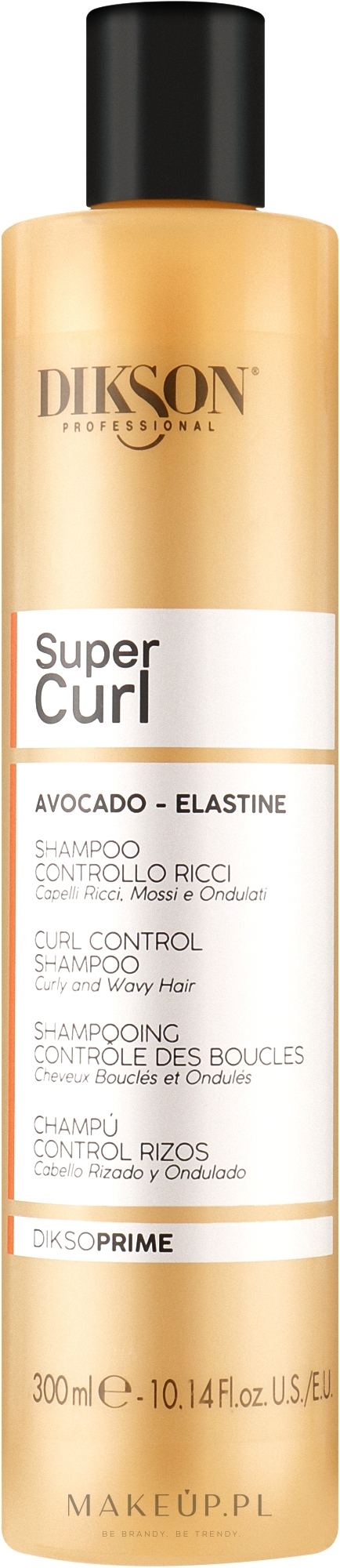 Szampon do włosów kręconych z awokado i elastyną - Dikson Super Curl Shampoo — Zdjęcie 300 ml