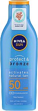 Kup Balsam do opalania z wysoką ochroną przeciwsłoneczną - Nivea Sun Protect&Bronze SPF 50