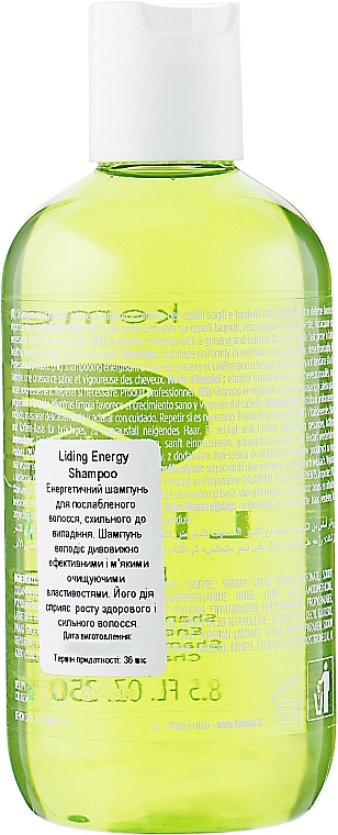 Energizujący szampon przeciw wypadaniu włosów - Kemon Liding Energy Shampoo — Zdjęcie N2
