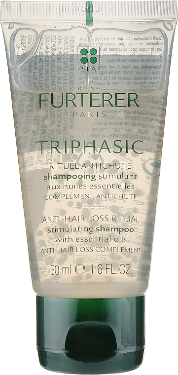 Stymulujący szampon przeciw wypadaniu włosów z olejkami eterycznymi - Rene Furterer Triphasic Anti-Hair Loss Ritual Shampoo