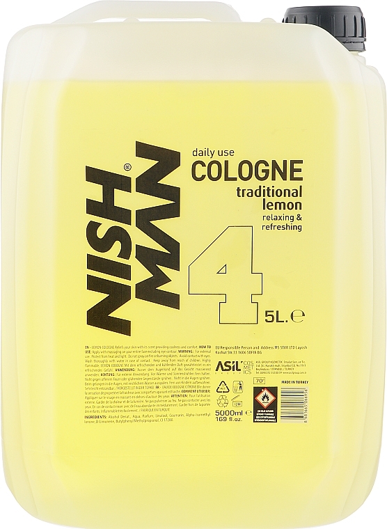Woda kolońska po goleniu - Nishman Lemon Cologne No.4 — Zdjęcie N4