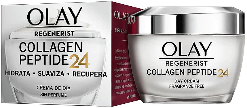 Bezzapachowy krem do twarzy na dzień - Olay Regenerist Collagen Peptide 24h Day Cream — Zdjęcie N2