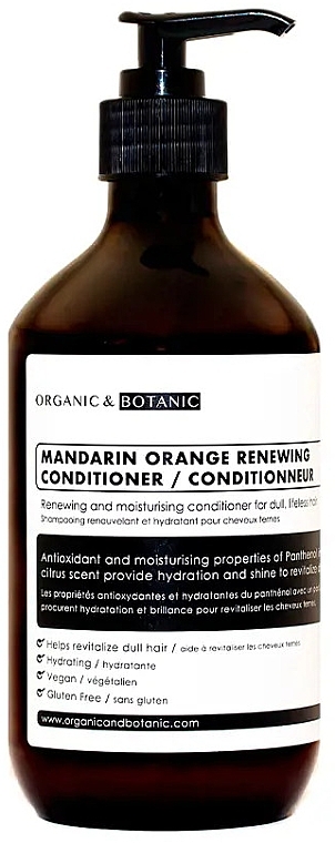 Rewitalizująca odżywka do włosów - Organic & Botanic Mandarin Orange Renewing Conditioner — Zdjęcie N1