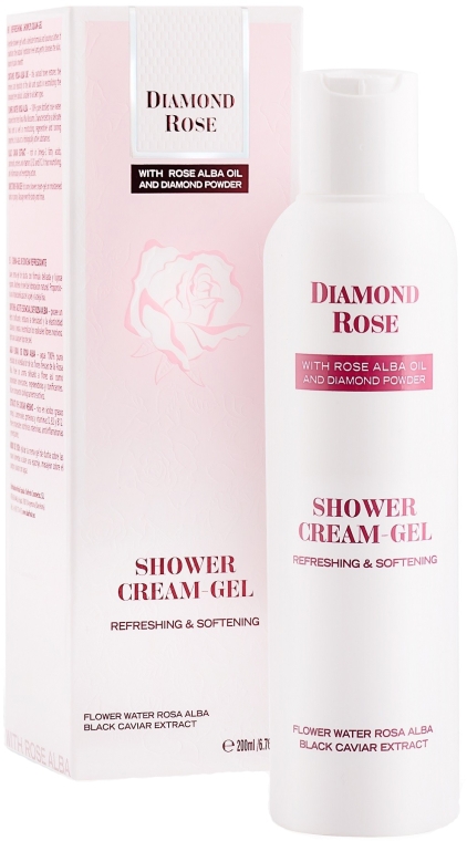 Odświeżający, różany krem-żel pod prysznic - BioFresh Diamond Rose Shower Cream-Gel — Zdjęcie N1