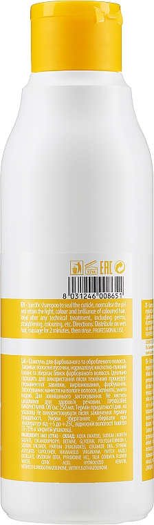 Szampon do włosów farbowanych - Team 155 ExtraSafe 21 Shampoo — Zdjęcie N2