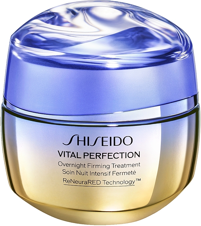 Nocny zabieg ujędrniający na twarz - Shiseido Vital Perfection Overnight Firming Treatment — Zdjęcie N1