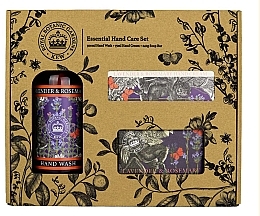 Kup Zestaw - The English Soap Company Lavender & Rosemary Essential Hand Care Set (soap/240g + h/cr/75ml + h/wash/500ml)