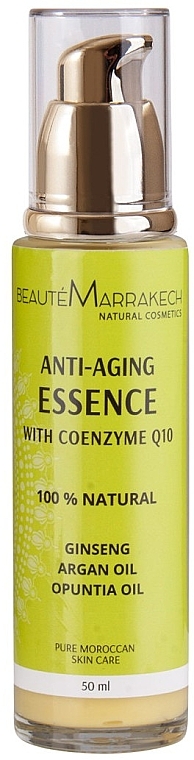 Odmładzająca esencja twarzy z koenzymem Q10 - Beaute Marrakech Anti-Aging Essence With Coenzyme Q10 — Zdjęcie N1