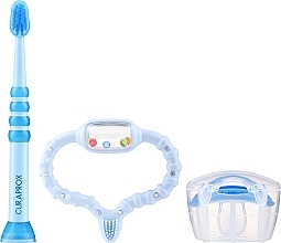 Zestaw - Curaprox Baby Boy (tooth/brush/1pcs + Teether + Dummy) — Zdjęcie N2