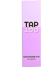 Silikonowe etui na szczoteczkę, fioletowe - Taptap — Zdjęcie N3